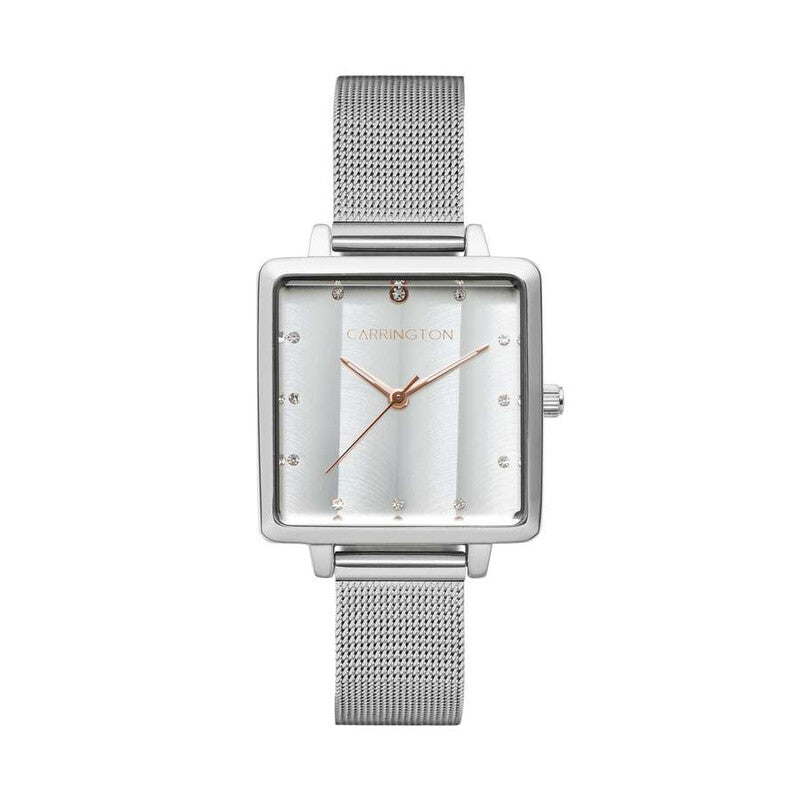 Eleanor Silver Face Gold-tone Women's Luxury Watch - CT-2016-11