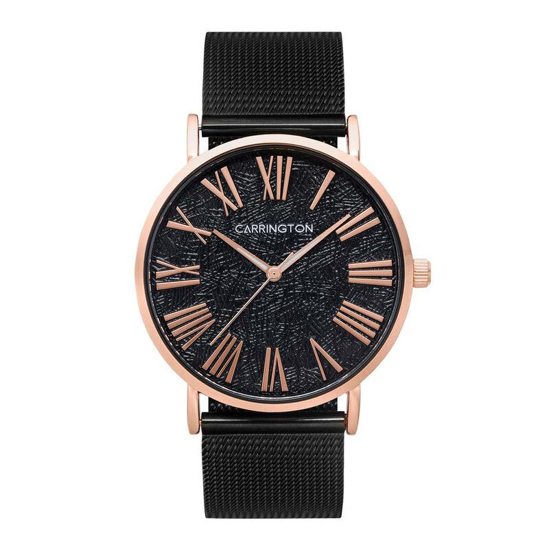 Eliza Black Face Gold-tone Women's Luxury Watch - CT-2009-44