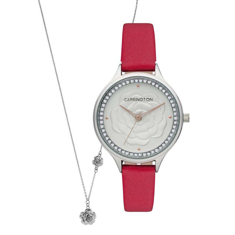 Elsie Silver Face Gold-tone Women's Luxury Watch