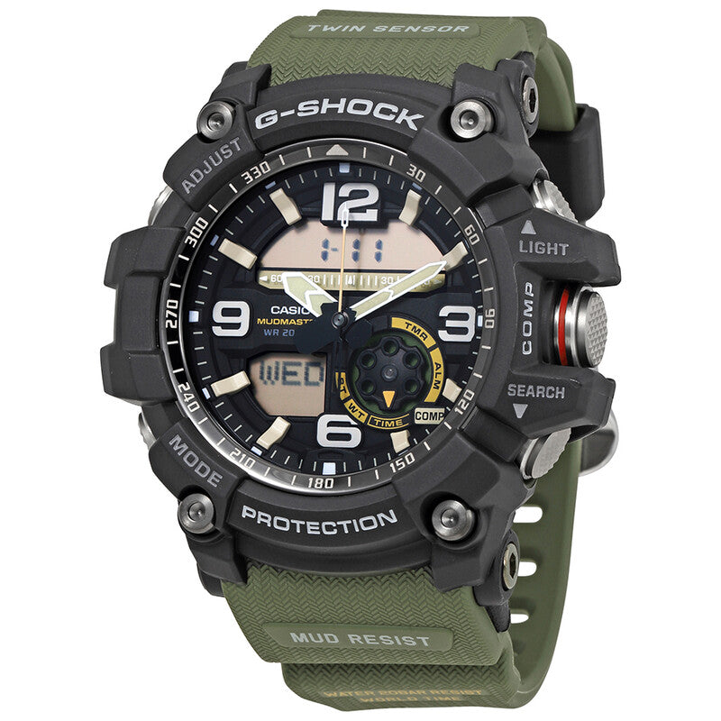 Casio Digital Face Stainless Steel Men's Luxury Watch - GG1000-1A3