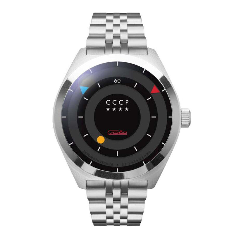 CCCP Black Face Stainless Steel Men's Luxury Watch (Automatic Edition) - CP-7065-11