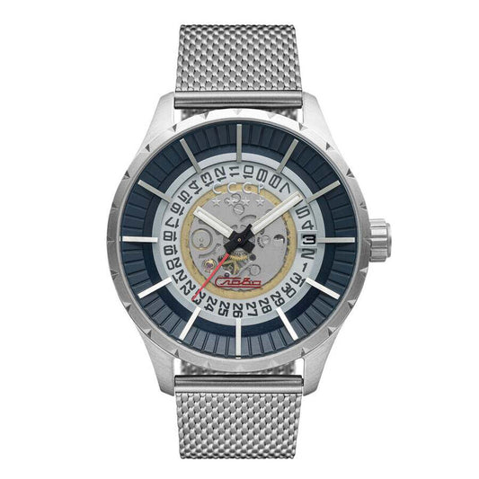 CCCP Black Face Stainless Steel Men's Luxury Watch (Automatic Edition) - CP-7056-22