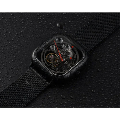 C-Series Black Face Stainless Steel Men's Luxury Watch (Automatic Edition) - Z011 BLBL W3
