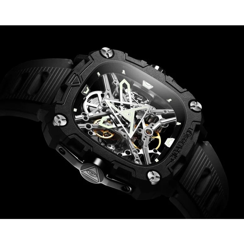 X Black Face Ceramic Men's Luxury Watch (Automatic Edition) - X051-BS01-W5B