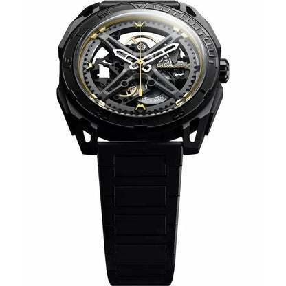 Falcon Gray Face Stainless Steel Men's Luxury Watch (Automatic Edition) - Z039-GG01-1G