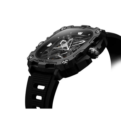 Ciga Design Transparent Face Ceramic Men's Luxury Watch (Automatic Edition) - X051-BB01-W5B