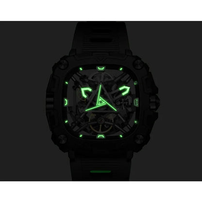 Ciga Design Transparent Face Ceramic Men's Luxury Watch (Automatic Edition) - X051-BB01-W5B
