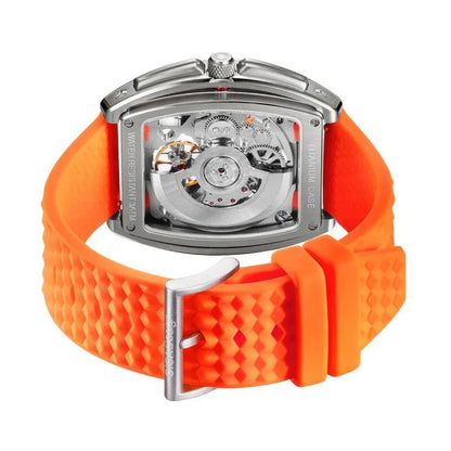 Ciga Design Skeleton Face Titanium Men's Luxury Watch (Automatic Edition) - Z031-TT01-W5OG