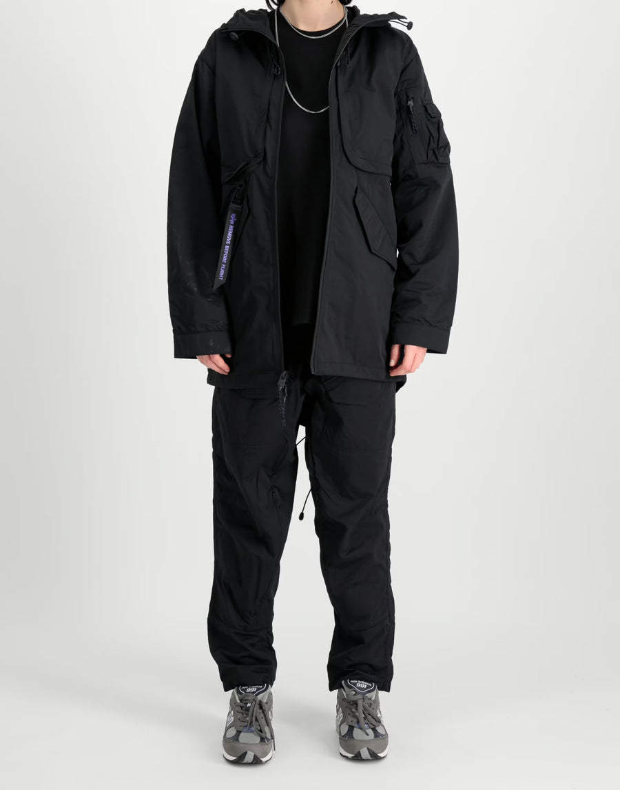Alpha Industries Utility UV Fishtail Jacket 146117UV03 men's jacket in black, product photo 1