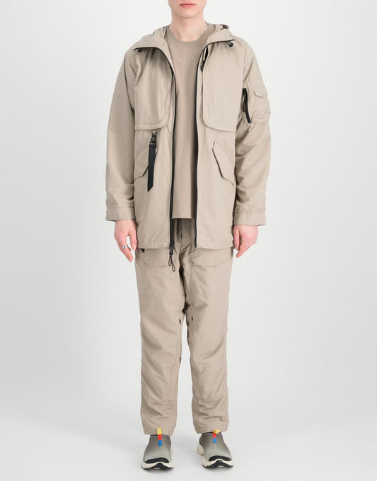 Alpha Industries Utility UV Fishtail Jacket 146117UV679 men's jacket in beige, product photo 1