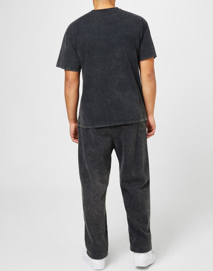 Aries Men's Logo Print T-Shirt — Black