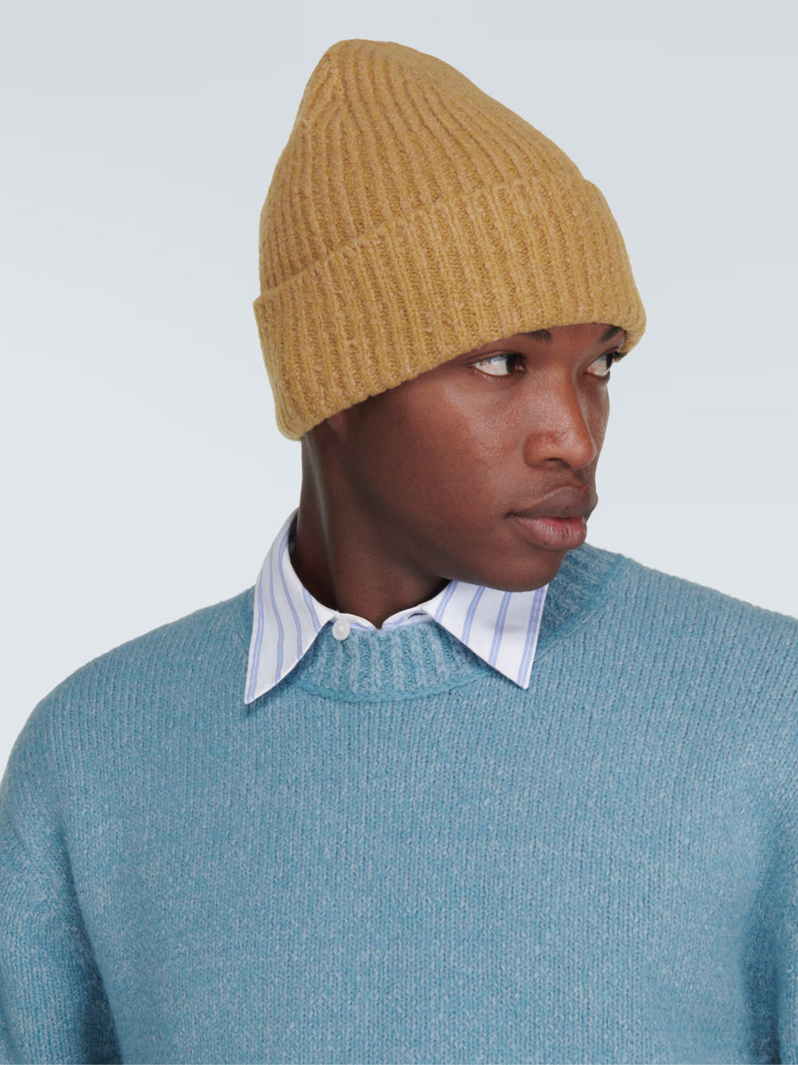 Acne Studios Korval Beanie C40299 unisex hat in beige