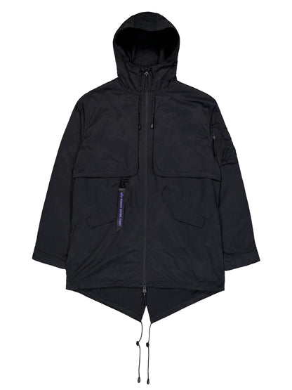 Alpha Industries Utility UV Fishtail Jacket 146117UV03 men's jacket in black, product photo 5