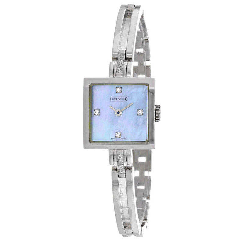 Mother Silver Face Stainless Steel Women's Luxury Watch - 14500449