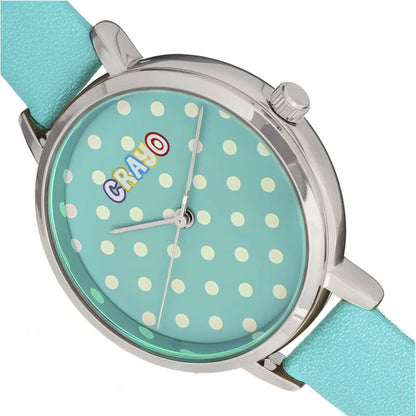 Dot Blue Face Stainless Steel Luxury Wristwatch - CRACR5902