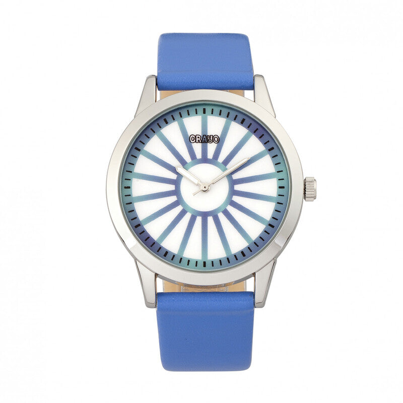 Electric Blue Face Stainless Steel Men's Luxury Watch - CRACR5005