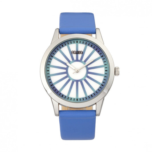 Electric Blue Face Stainless Steel Men's Luxury Watch - CRACR5005