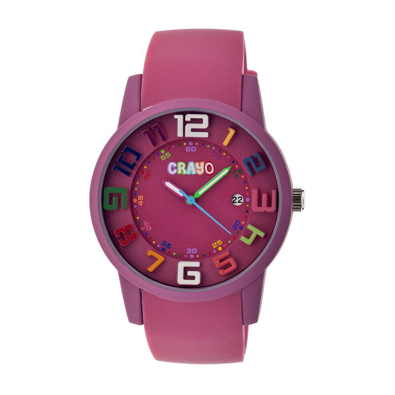 Festival Green Face Stainless Steel Luxury Wristwatch - CR2005