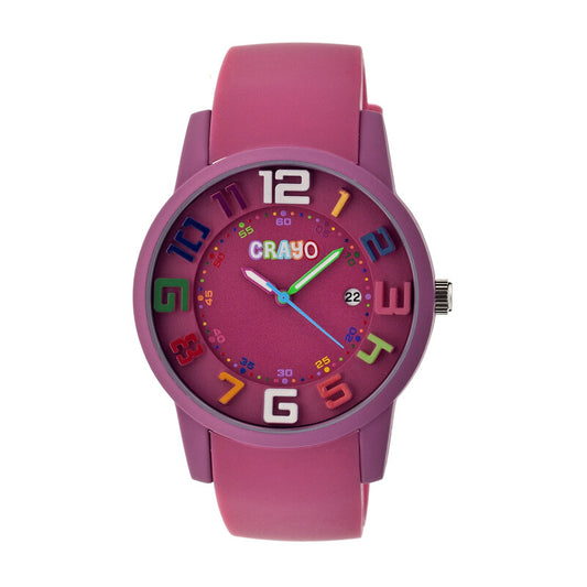 Festival Green Face Stainless Steel Luxury Wristwatch - CR2005