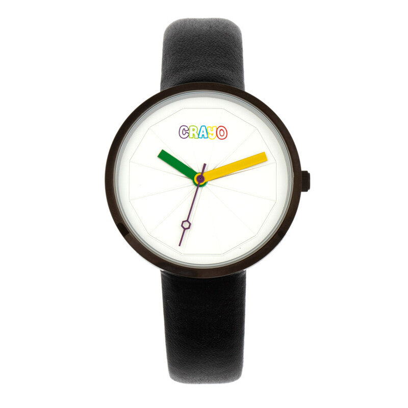 Metric Black Face Stainless Steel Luxury Wristwatch - CRACR5801