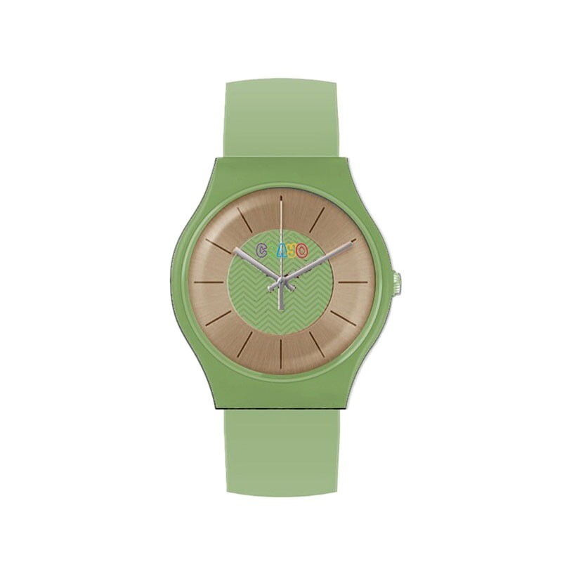 Crayo Rose (Green Center) Face Stainless Steel Luxury Wristwatch - CRACR4403