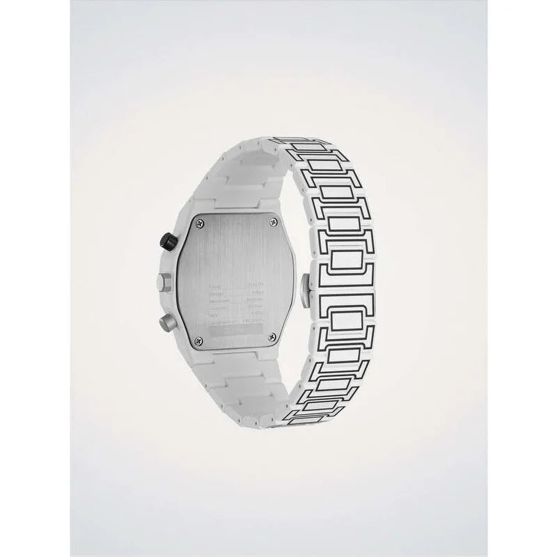 D1 Milano White Face Stainless Steel Men's Luxury Watch - D1-PHBJ13