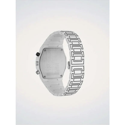 D1 Milano White Face Stainless Steel Men's Luxury Watch - D1-PHBJ13