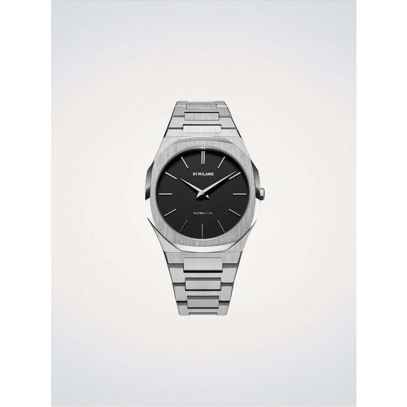 D1 Milano Black Face Stainless Steel Men's Luxury Watch - D1-UTBJ40