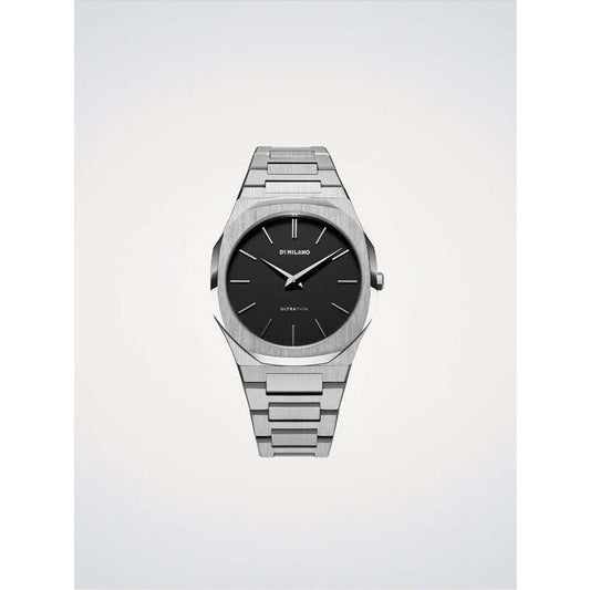 D1 Milano Black Face Stainless Steel Men's Luxury Watch - D1-UTBJ40