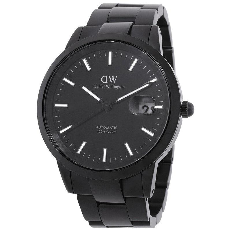 Daniel Wellington Black Face Stainless Steel Luxury Wristwatch (Automatic Edition)