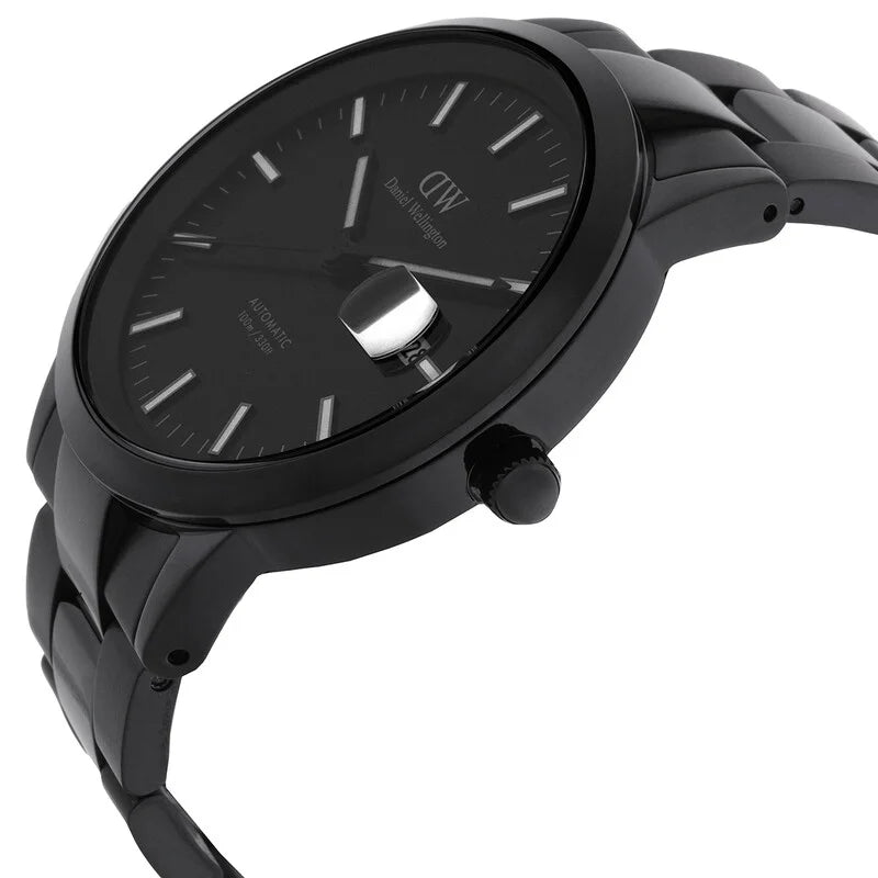 Daniel Wellington Black Face Stainless Steel Luxury Wristwatch (Automatic Edition)