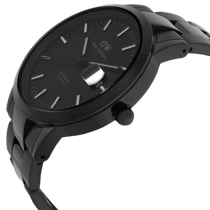 Daniel Wellington Black Face Stainless Steel Luxury Wristwatch (Automatic Edition)