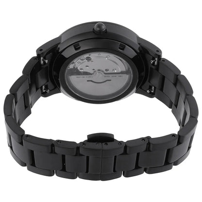 Daniel Wellington Black Face Stainless Steel Luxury Wristwatch (Automatic Edition)