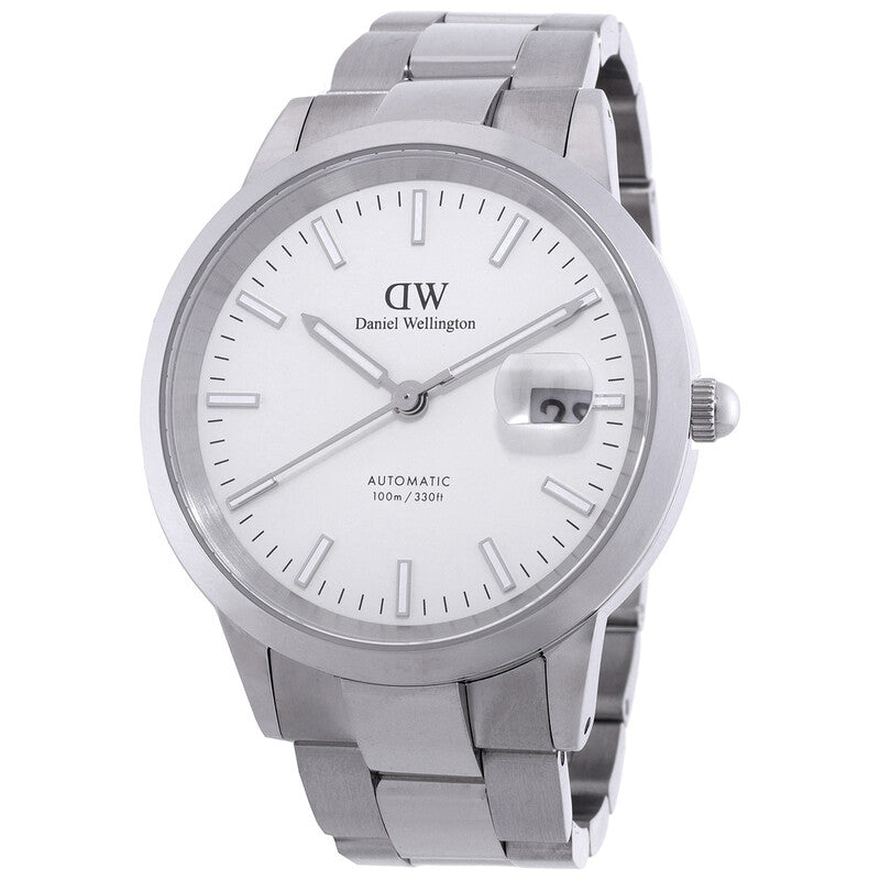 Luxury Watch White Face Stainless Steel Men's Luxury Watch (Automatic Edition) - LUXU-01