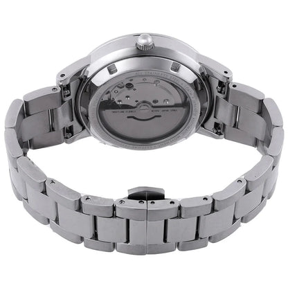 Luxury Watch White Face Stainless Steel Men's Luxury Watch (Automatic Edition) - LUXU-01