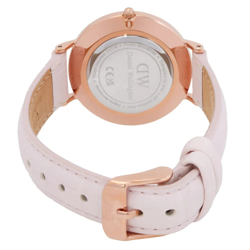 Daniel Wellington Pink Mother of Pearl Face Stainless Steel Women's Luxury Watch - LUXU-01
