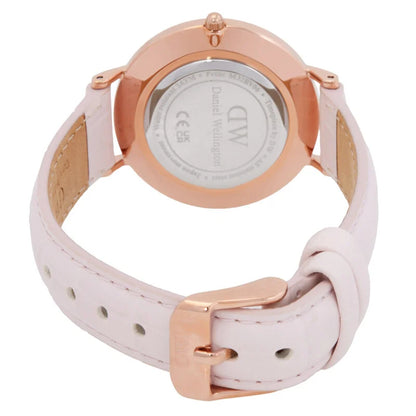 Daniel Wellington Pink Mother of Pearl Face Stainless Steel Women's Luxury Watch - LUXU-01