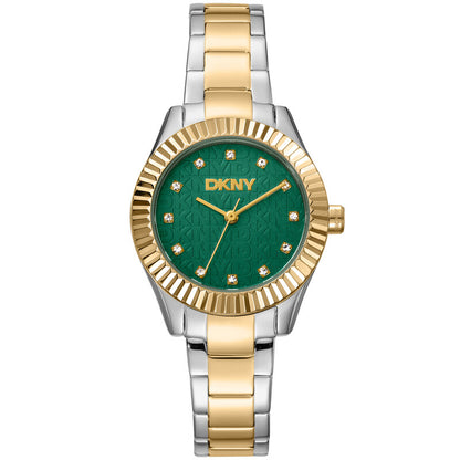 DKNY Silver Face Gold-tone Women's Luxury Watch - DK1L017M0085