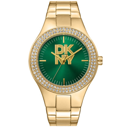DKNY Green Face Stainless Steel Women's Luxury Watch - DK1L025M0055