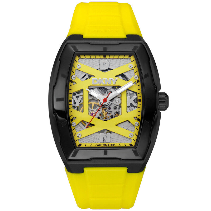 DKNY Yellow Face Stainless Steel Men's Luxury Watch - DK1G048P0055