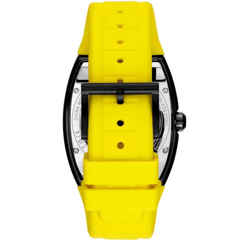 DKNY Yellow Face Stainless Steel Men's Luxury Watch - DK1G048P0055