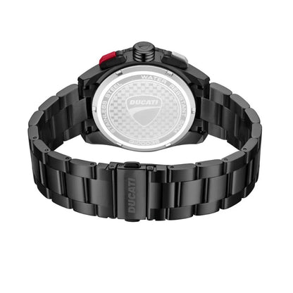 Ducati Black Face Stainless Steel Men's Luxury Watch - DTWGI0003601