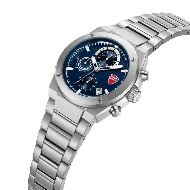 Ducati Blue Face Stainless Steel Men's Luxury Watch - DTWGI0003102