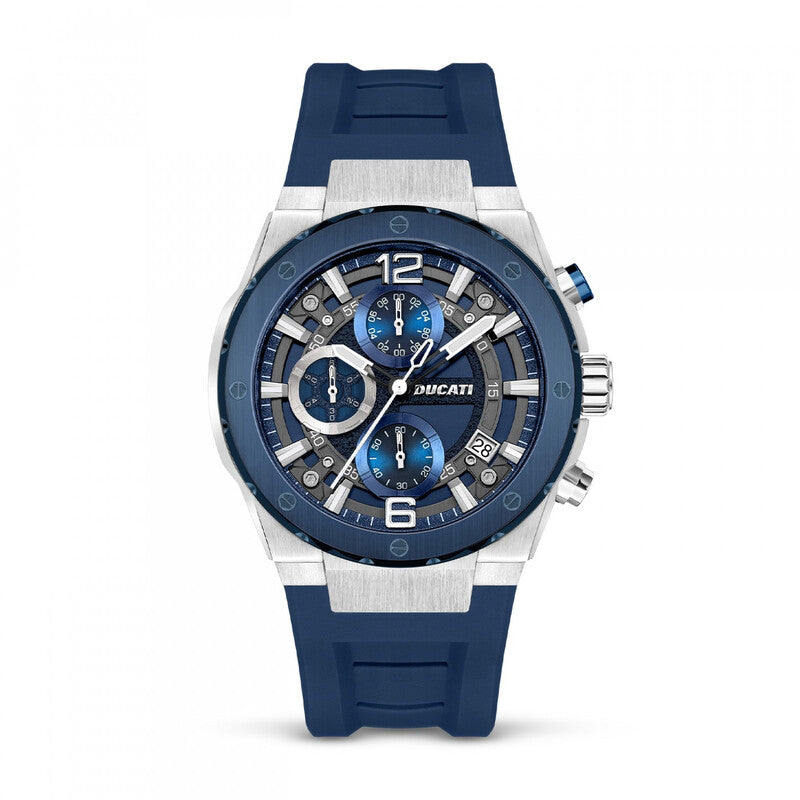 Ducati Blue Face Stainless Steel Men's Luxury Watch - DTWGO0000802