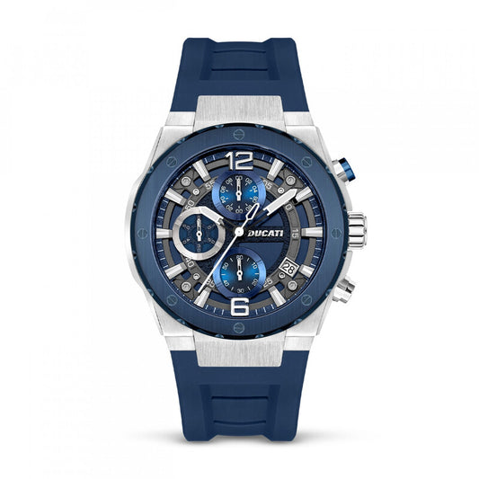 Ducati Blue Face Stainless Steel Men's Luxury Watch - DTWGO0000802