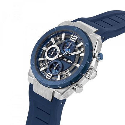 Ducati Blue Face Stainless Steel Men's Luxury Watch - DTWGO0000802