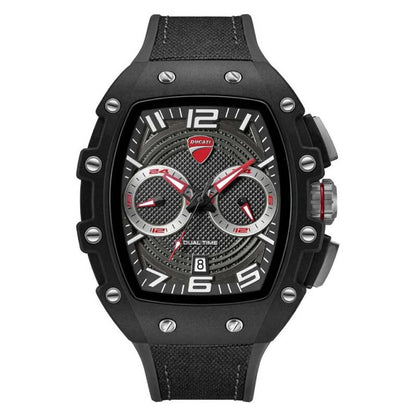 Ducati Black Face Stainless Steel Men's Luxury Watch - DTWGO0001902