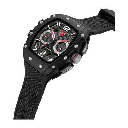 Ducati Black Face Stainless Steel Men's Luxury Watch - DTWGO0001902