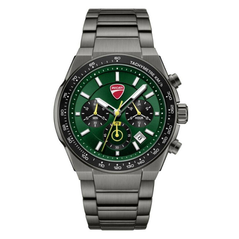 Ducati Green Face Stainless Steel Men's Luxury Watch - DTWGI0003202