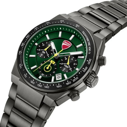 Ducati Green Face Stainless Steel Men's Luxury Watch - DTWGI0003202